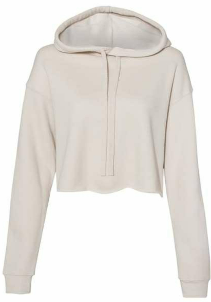 Bella +Canvas crop hoodie
